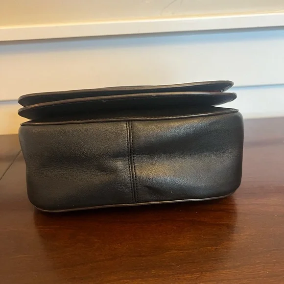 Coach Saddle Bag With Horse And Carriage Dot Print - Picture 6 of 10